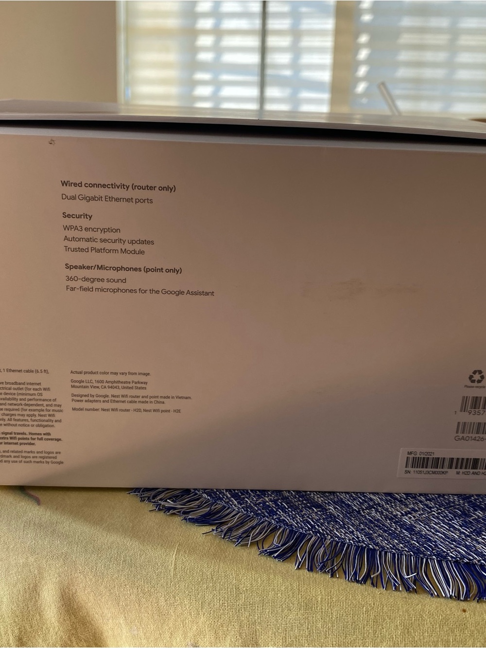 SmartGoogle Nest Wifi Router and Point - Picture 6 of 6